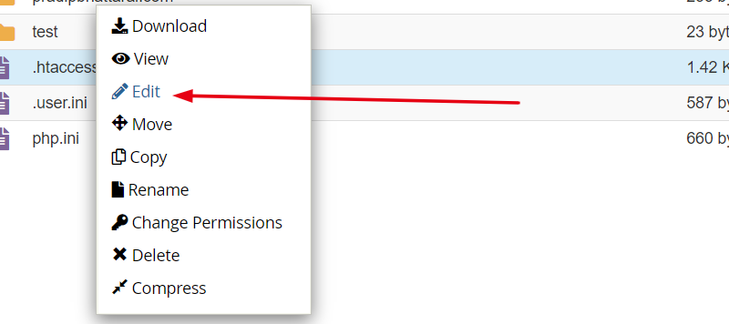 right-click-edit-htaccess-file