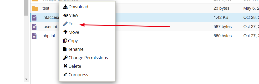 right-click-edit-htaccess-file