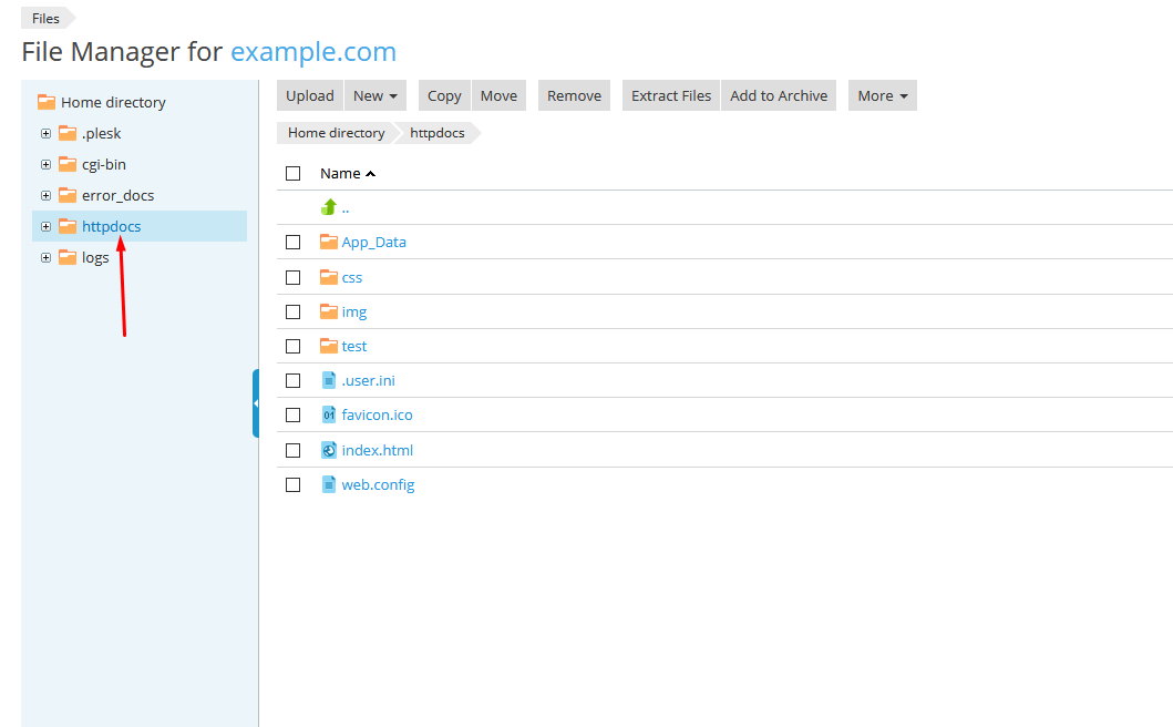 Windows Hosting Host Website File