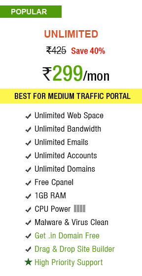 unlimited hosting