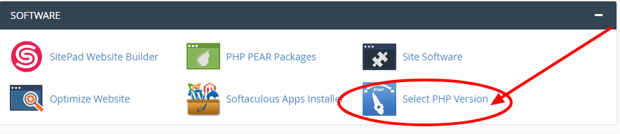 Choosing the PHP Version in cPanel Host Services