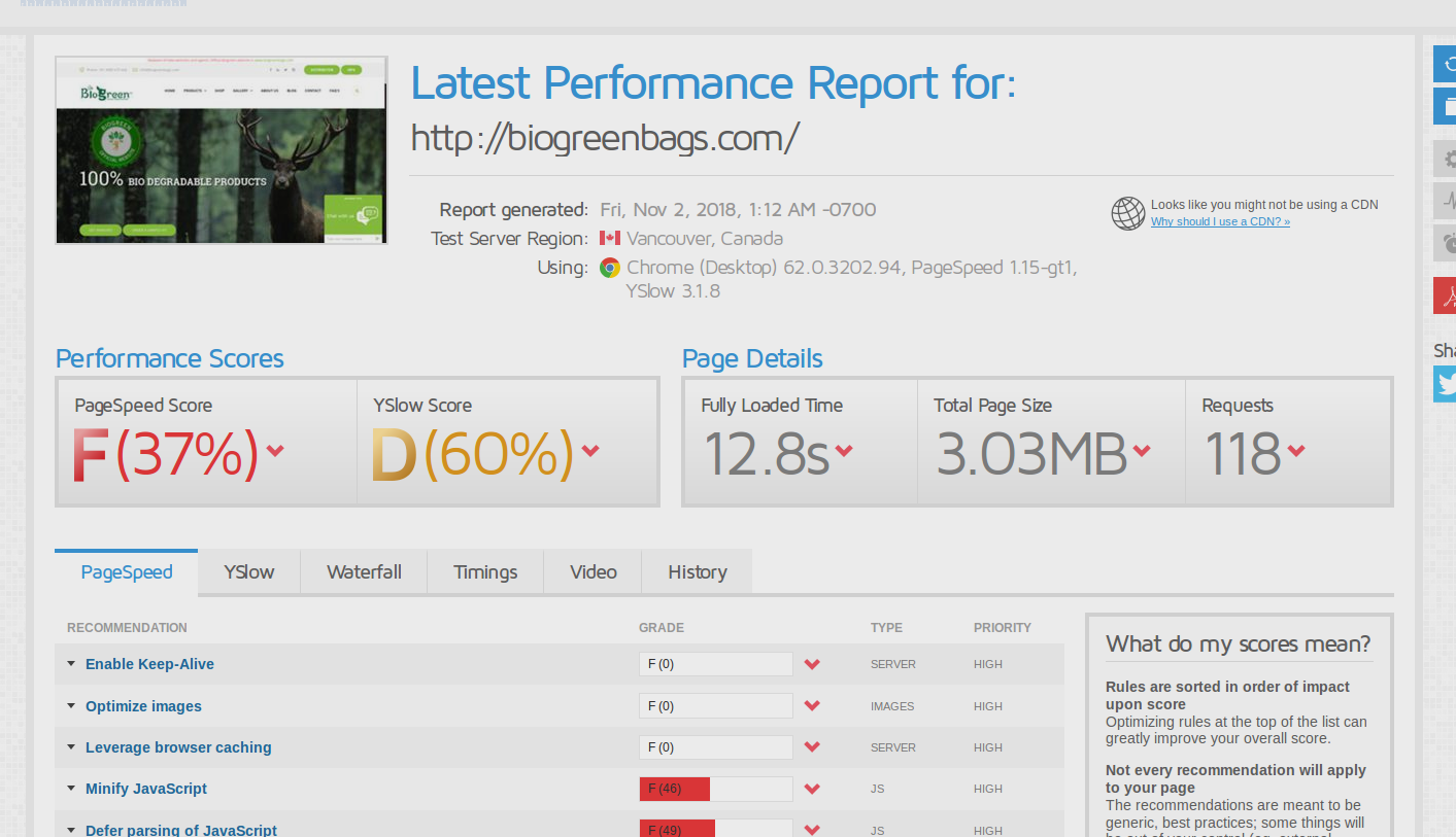 FAQ on server load high or more.