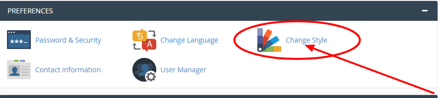 How to Change cPanel Style?