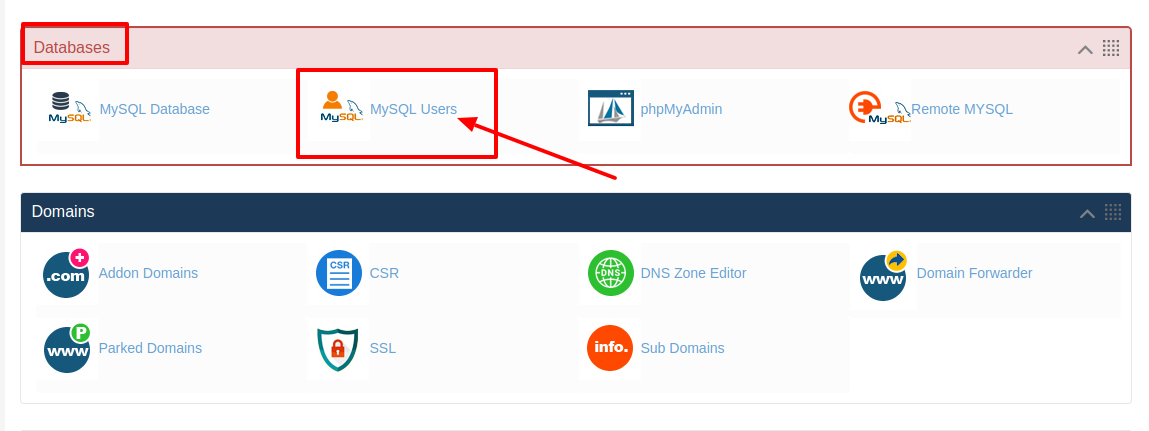 How to change MySQL user password in HS Panel?