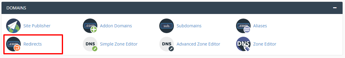 How to redirect domain in cPanel