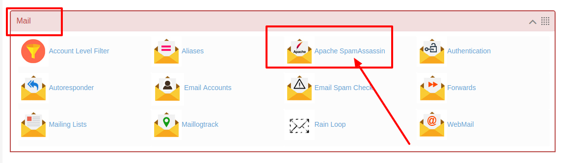 How to use Apache SpamAssassin in HS Panel?