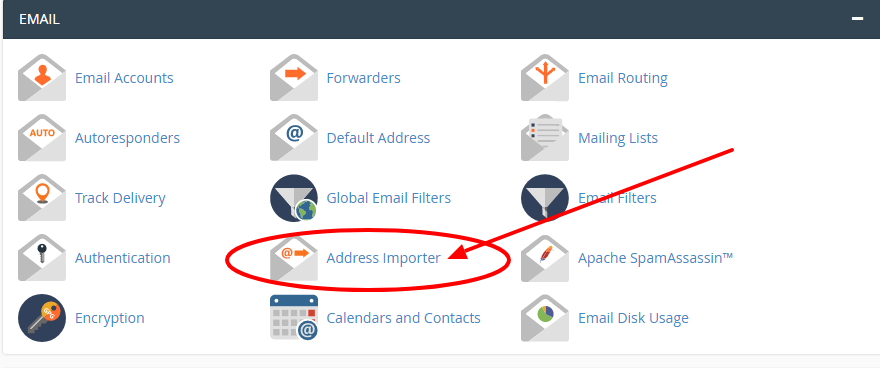 Import your Email Accounts and Forwarders into cPanel