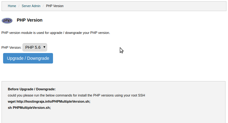 PHP Version