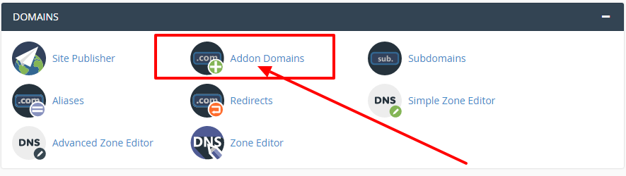 Procedures to Create and Manage Addon Domains